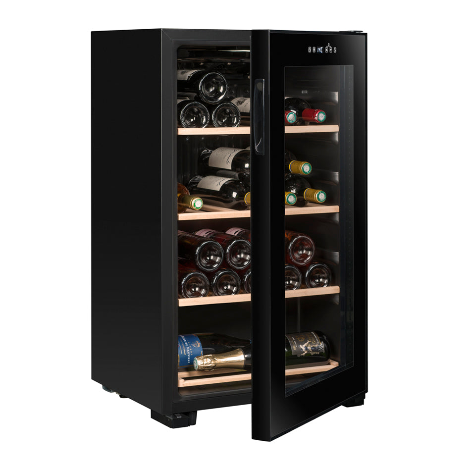 Cantinetta Frigo 36 bottiglie Black Singola Temperatura– Showine